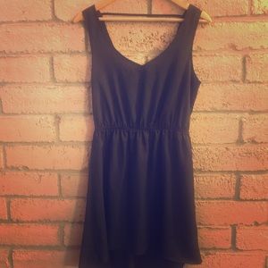 Lightweight Hi-Lo Little Black Dress